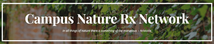 Campus Nature Rx Network Logo